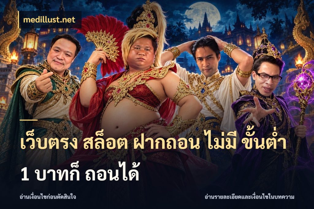 เว็บตรง สล็อต ฝากถอน ไม่มี ขั้นต่ำ 1 บาทก็ ถอนได้ เกมที่ชอบในขอบเขตเงินของตัวเอง สไตล์ medillust.net