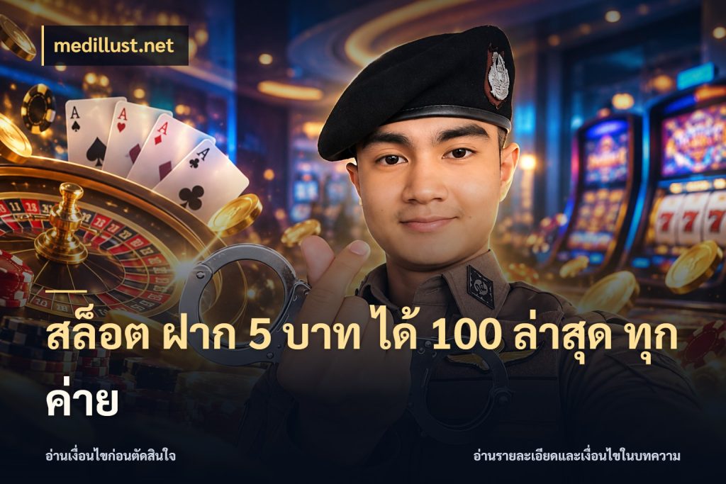 สล็อต ฝาก 5 บาท ได้ 100 ล่าสุด ทุกค่าย เครดิตกับรูปแบบโปรที่ตรงใจ ในมุม medillust.net