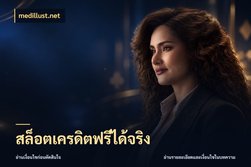 สล็อตเครดิตฟรีได้จริง จับมุมเด่นของเครดิตฟรีให้ตรงใจ กับ medillust.net