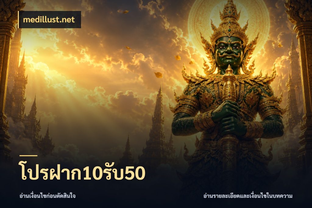 โปรฝาก10รับ50 จับประเด็นยอดรับก่อนเลือกความสนุก สไตล์ medillust.net