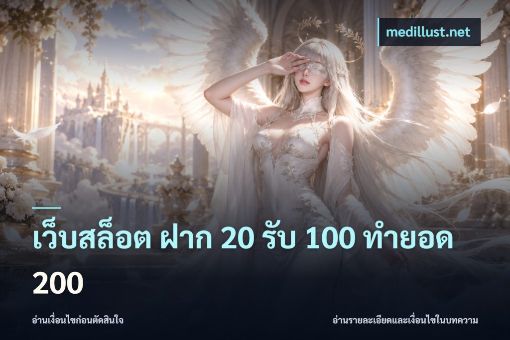 เว็บสล็อต ฝาก 20 รับ 100 ทำยอด 200