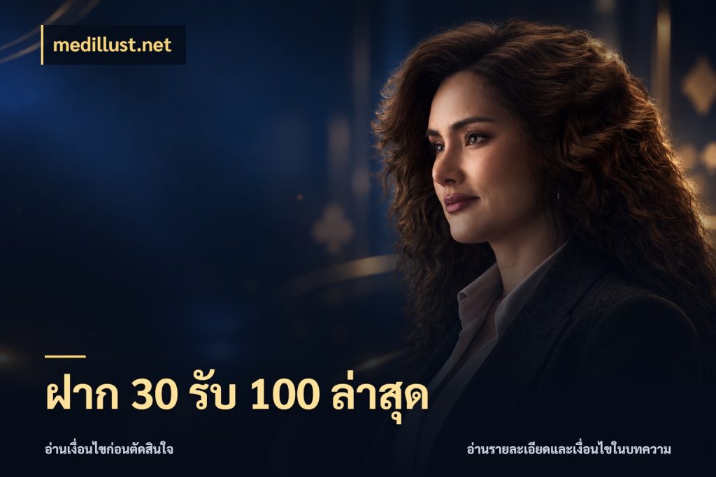 ฝาก 30 รับ 100 ล่าสุด medillust.net รูปแบบโบนัสกับสิทธิ์ของสายเกม