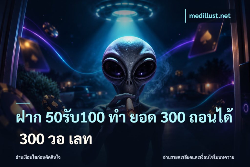 ฝาก 50รับ100 ทํา ยอด 300 ถอนได้ 300 วอ เลท