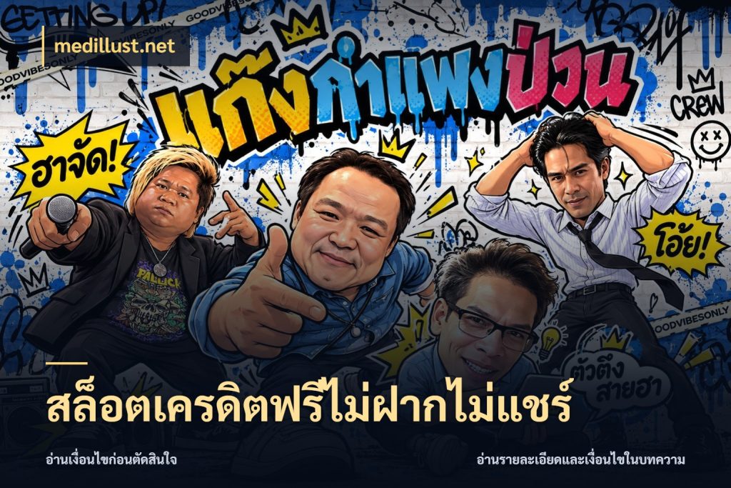 สล็อตเครดิตฟรีไม่ฝากไม่แชร์ สิทธิ์ที่สายโบนัสสนใจกับวิธีรับ ในมุม medillust.net