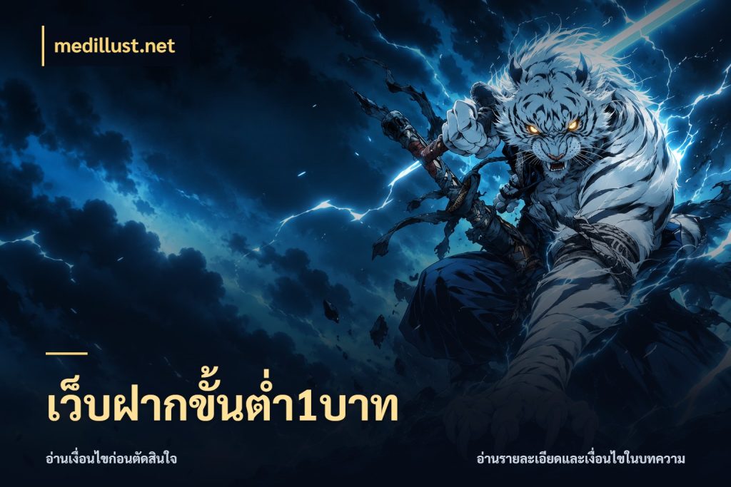เว็บฝากขั้นต่ำ1บาท เปิดมุมยอดเริ่มต้นสำหรับคนชอบเกม กับ medillust.net