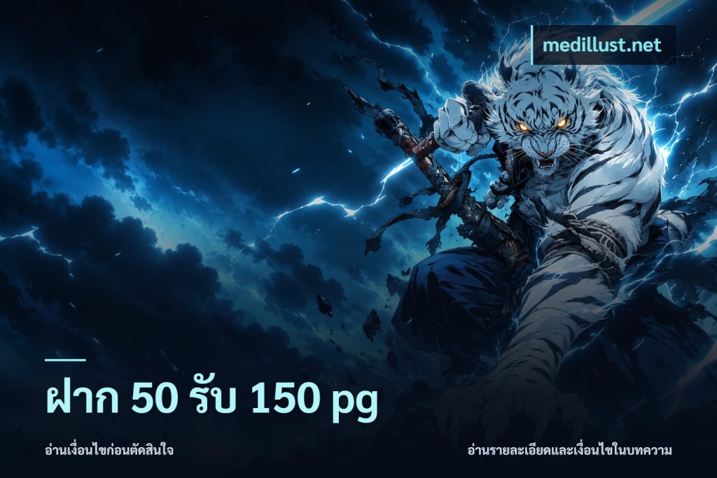 ฝาก 50 รับ 150 pg