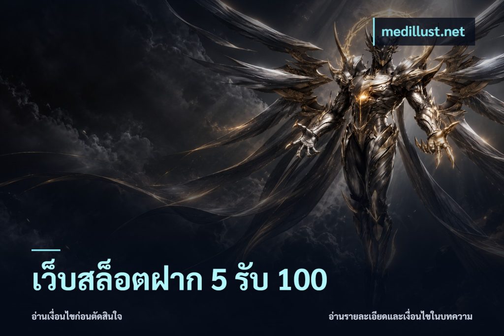 เว็บสล็อตฝาก 5 รับ 100