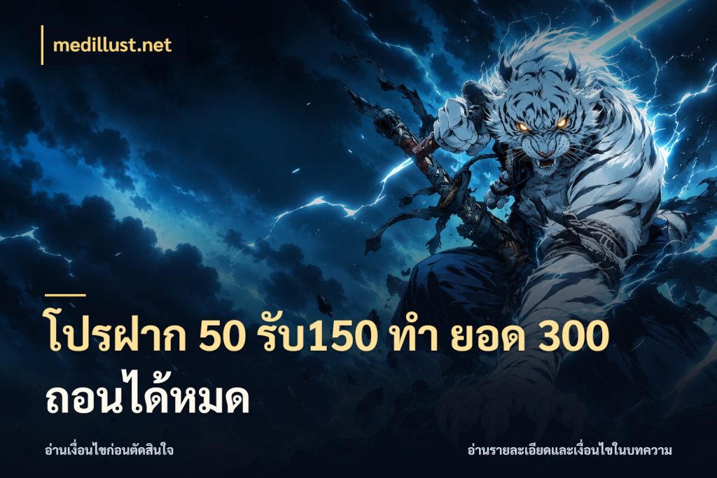 โปรฝาก 50 รับ150 ทํา ยอด 300 ถอนได้หมด medillust.net รูปแบบโบนัสกับสิทธิ์ของสายเกม