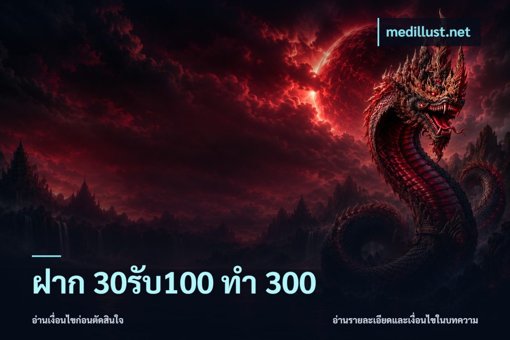 ฝาก 30รับ100 ทำ 300