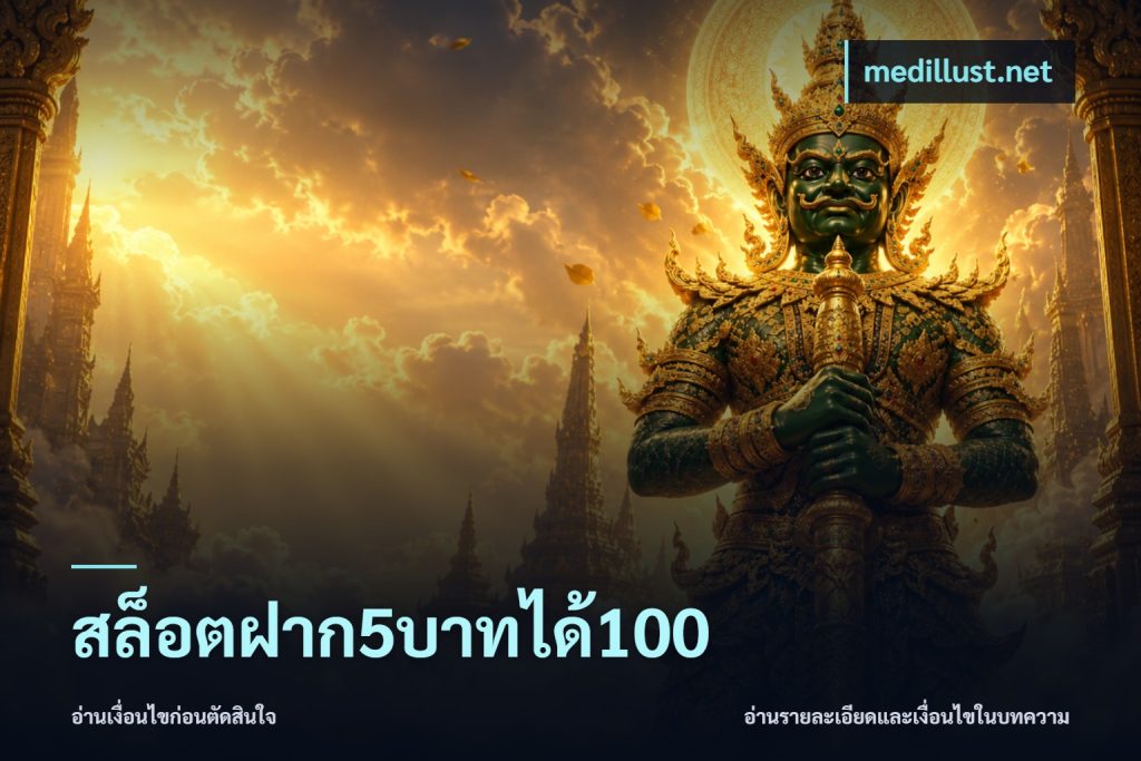 สล็อตฝาก5บาทได้100