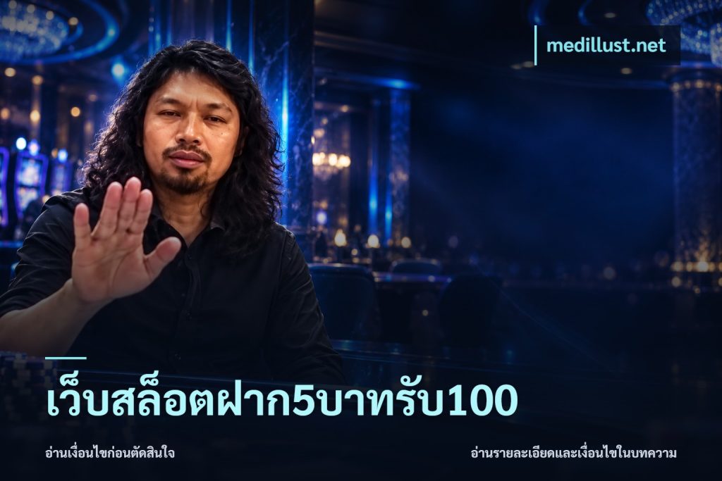 เว็บสล็อตฝาก5บาทรับ100
