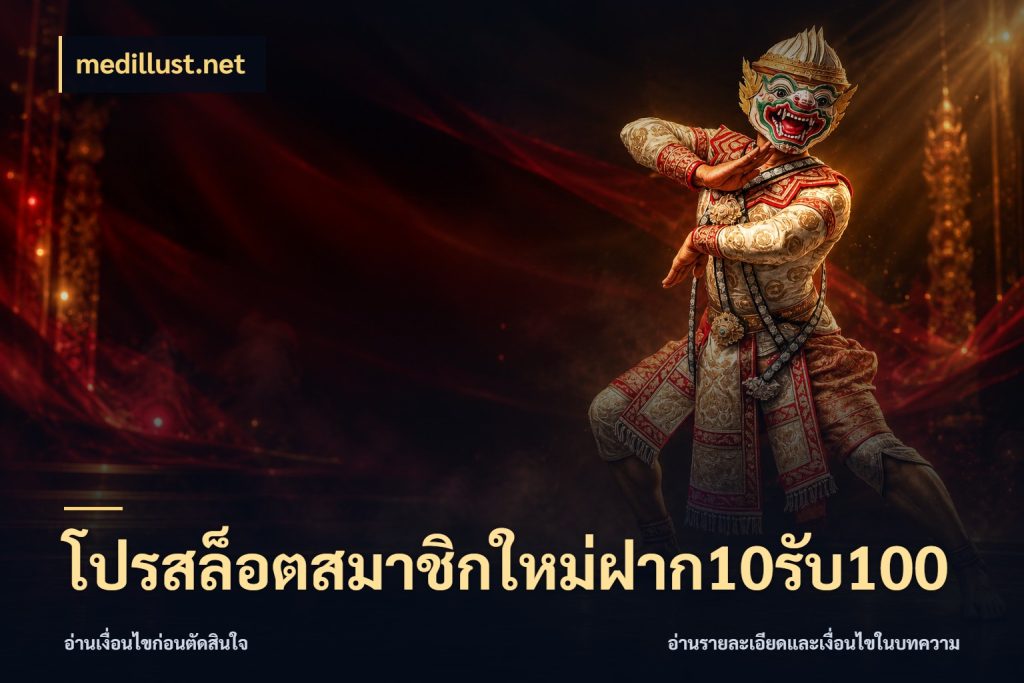 โปรสล็อตสมาชิกใหม่ฝาก10รับ100 medillust.net จับคู่โบนัสกับสไตล์เกมที่ชอบ