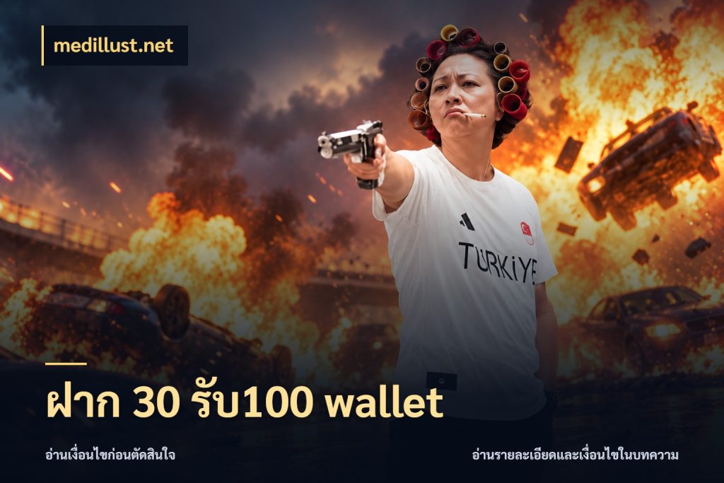 ฝาก 30 รับ100 wallet รูปแบบโบนัสกับสิทธิ์ของสายเกม กับ medillust.net