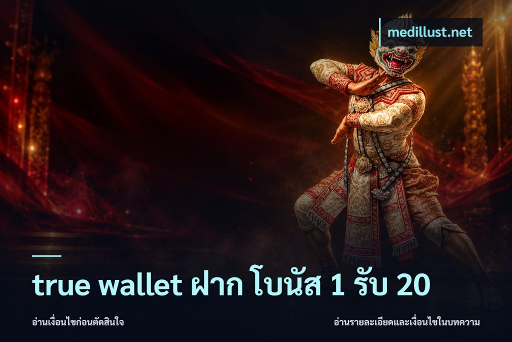 true wallet ฝาก โบนัส 1 รับ 20