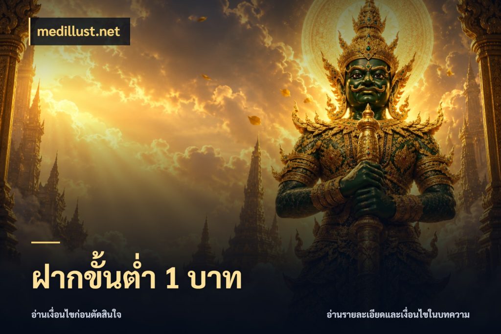 ฝากขั้นต่ำ 1 บาท เลือกสไตล์จากยอดและรูปแบบที่ตรงใจ กับ medillust.net