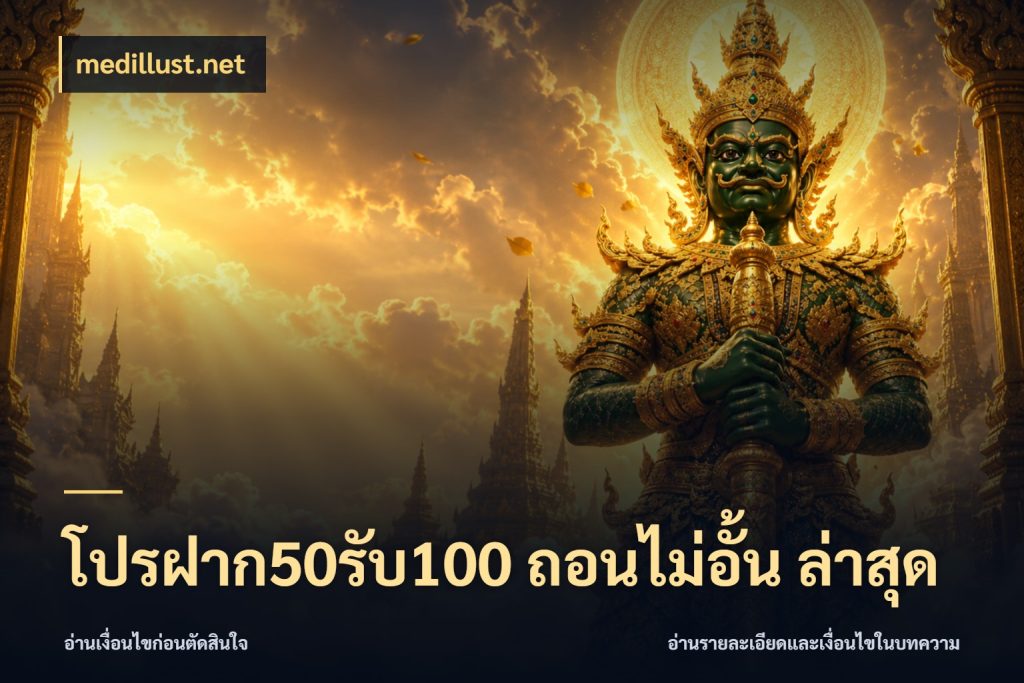 โปรฝาก50รับ100 ถอนไม่อั้น ล่าสุด medillust.net จุดเด่นของเครดิตที่คนชอบเกมอยากรู้