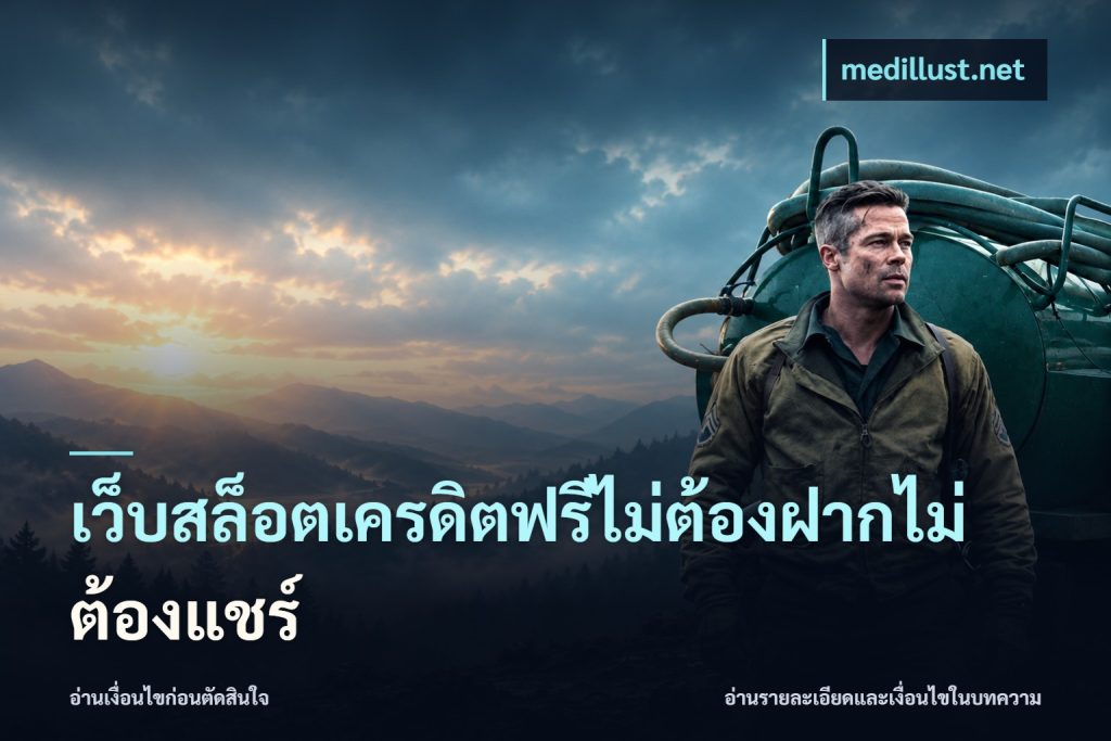 เว็บสล็อตเครดิตฟรีไม่ต้องฝากไม่ต้องแชร์