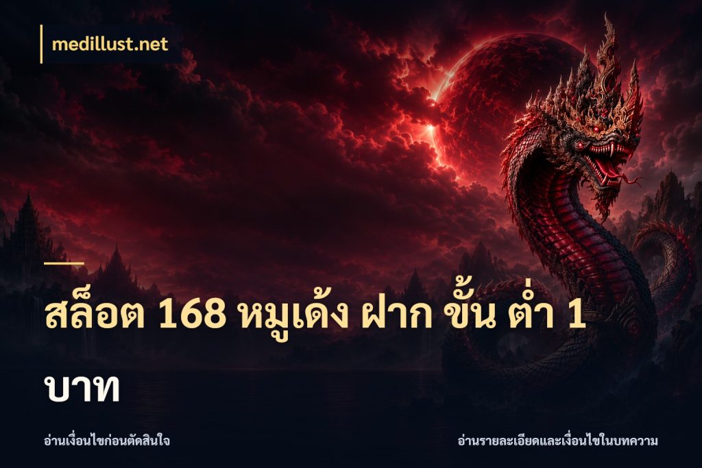 สล็อต 168 หมูเด้ง ฝาก ขั้น ต่ำ 1 บาท เงินตั้งต้นกับความสนุกที่คุณกำหนด ในมุม medillust.net