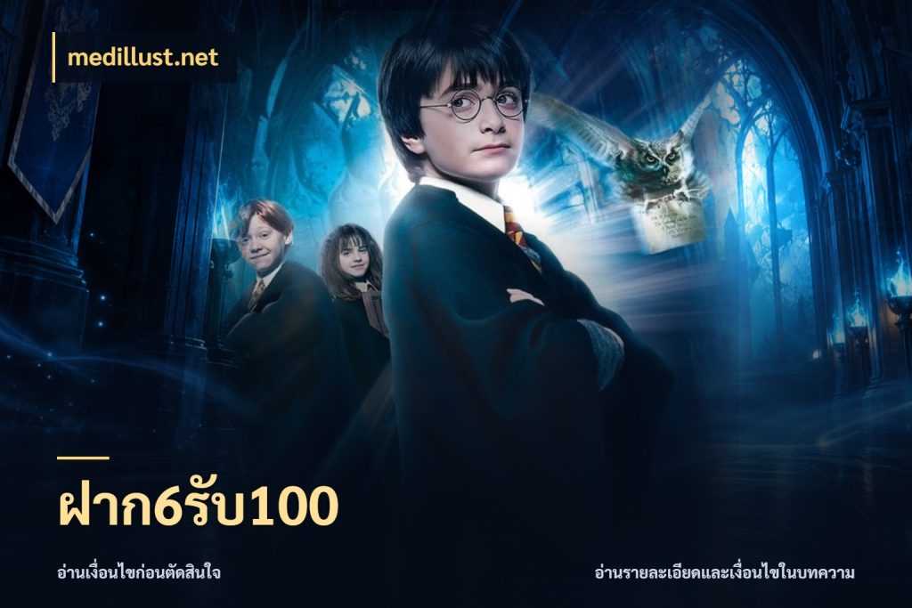 ฝาก6รับ100 สีสันของโปรฝากและยอดรับ กับ medillust.net