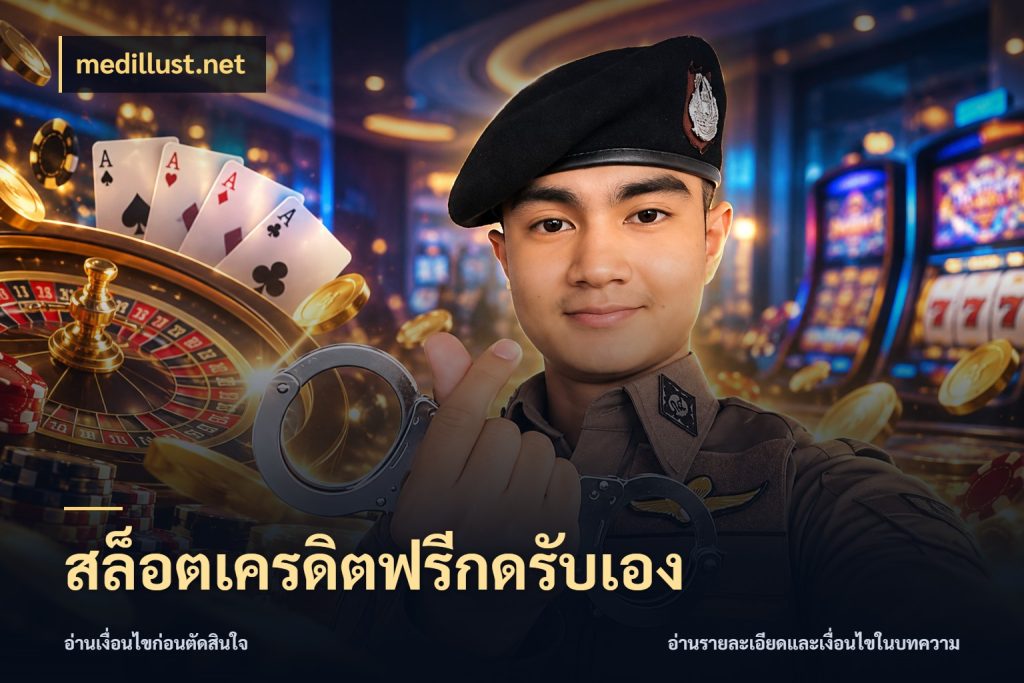 สล็อตเครดิตฟรีกดรับเอง เครดิตแต่ละรูปแบบมีมุมไหนให้ดู ในมุม medillust.net