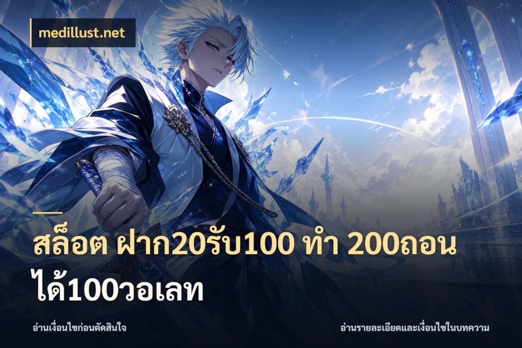 สล็อต ฝาก20รับ100 ทํา 200ถอนได้100วอเลท โปรยอดรับที่สายเกมสนใจ สไตล์ medillust.net