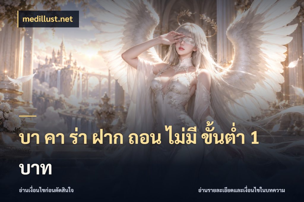 บา คา ร่า ฝาก ถอน ไม่มี ขั้นต่ำ 1 บาท จำนวนเริ่มต้นในมุมของสายบาคาร่า กับ medillust.net