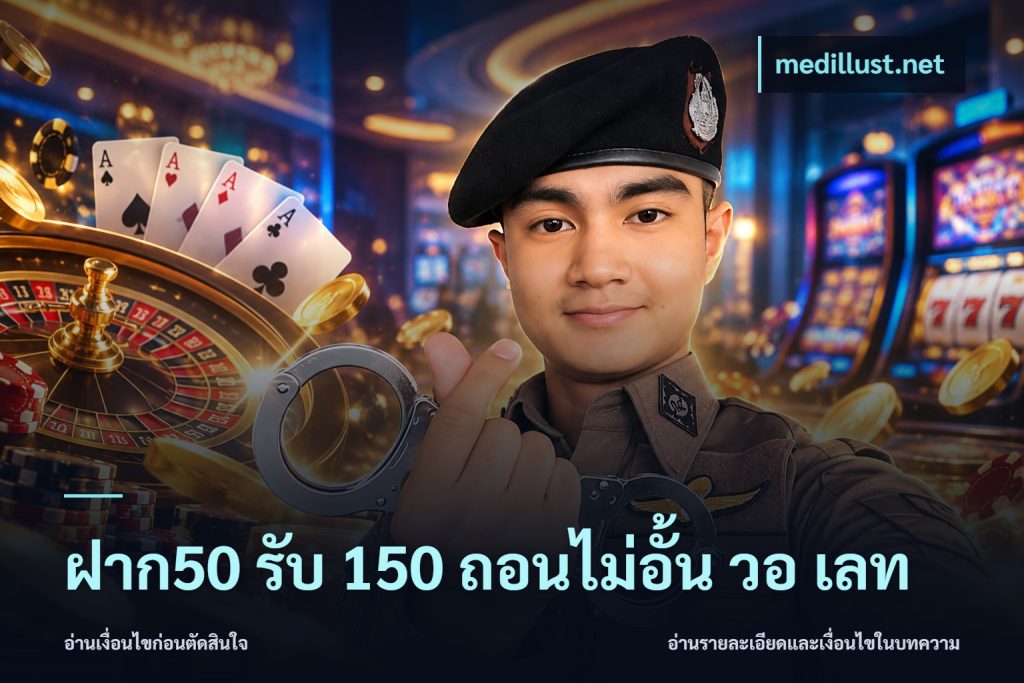 ฝาก50 รับ 150 ถอนไม่อั้น วอ เลท