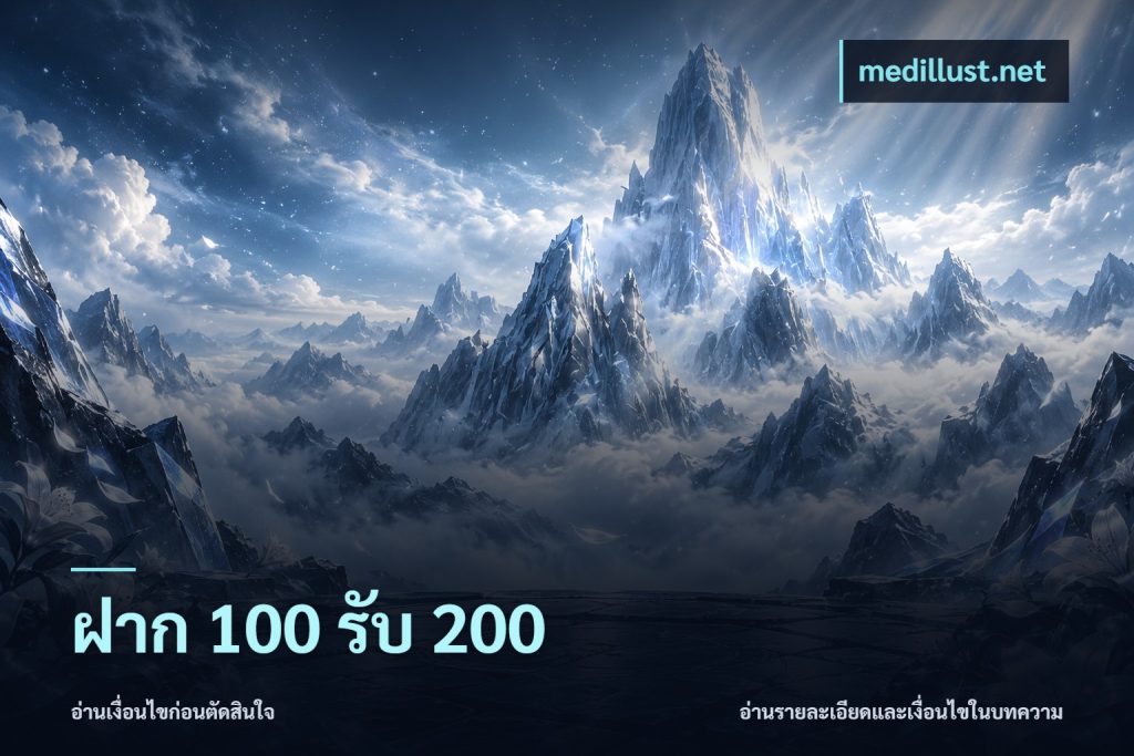 ฝาก 100 รับ 200