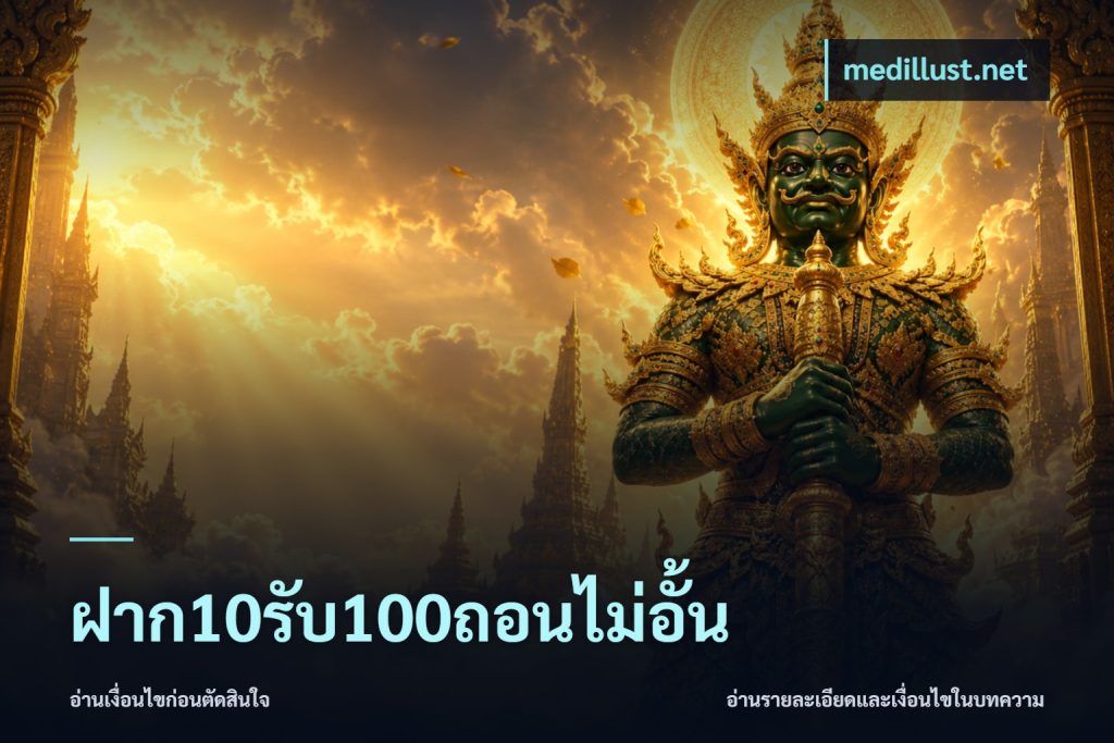 ฝาก10รับ100ถอนไม่อั้น