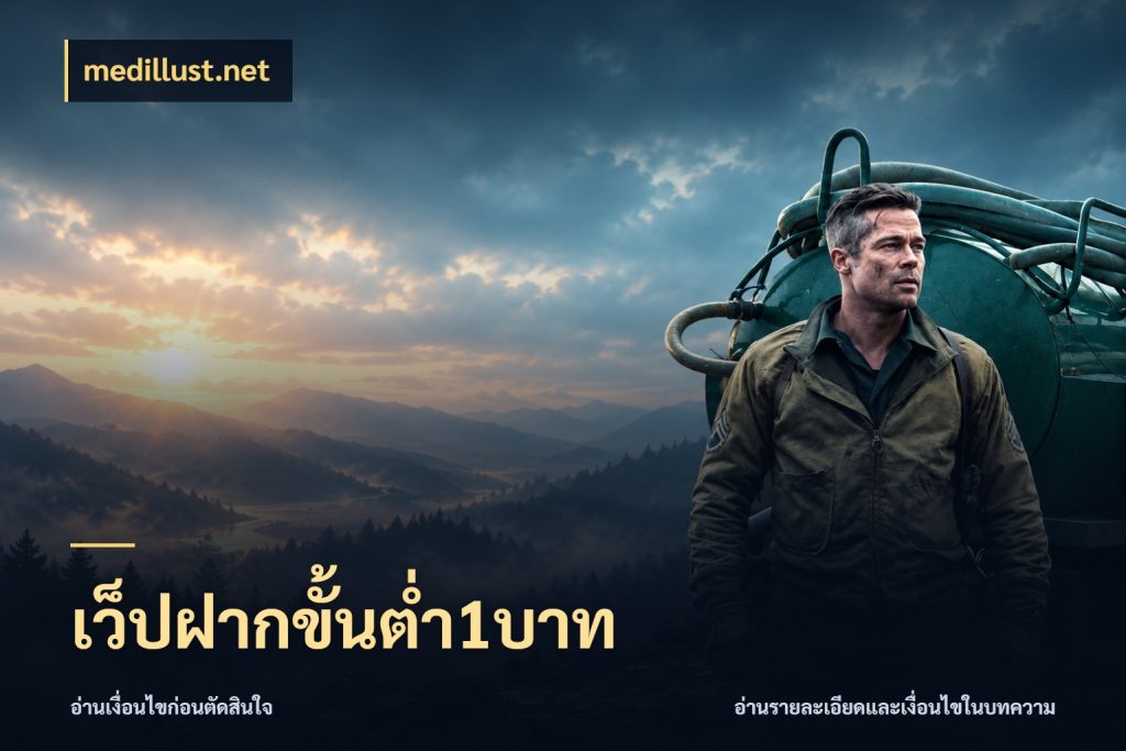 เว็ปฝากขั้นต่ำ1บาท มุมสนุกของคนที่กำหนดขอบเขตตัวเอง สไตล์ medillust.net