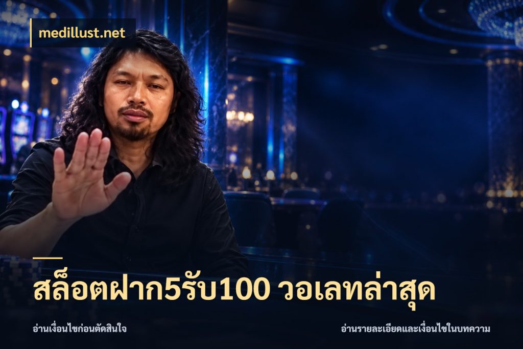 สล็อตฝาก5รับ100 วอเลทล่าสุด จับคู่โบนัสกับสไตล์เกมที่ชอบ ในมุม medillust.net