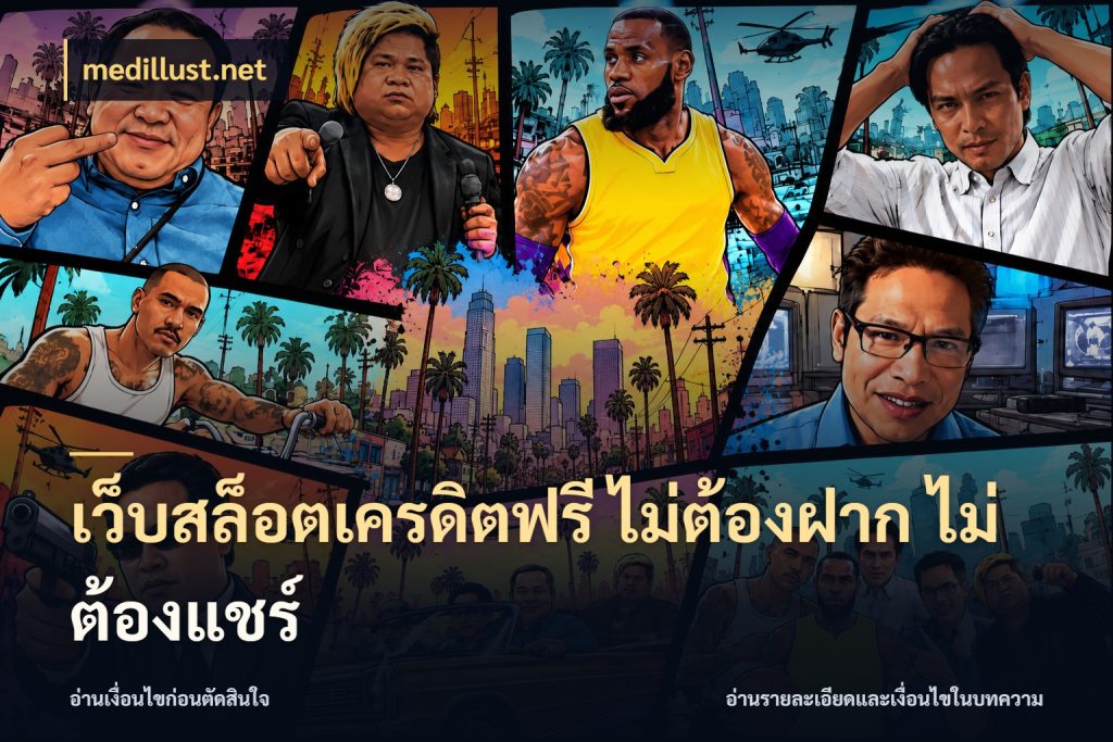เว็บสล็อตเครดิตฟรี ไม่ต้องฝาก ไม่ต้องแชร์ สิทธิ์ที่สายโบนัสสนใจกับวิธีรับ สไตล์ medillust.net