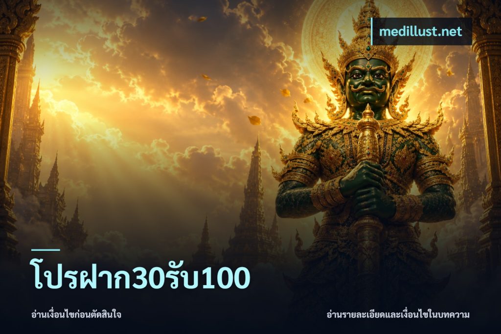 โปรฝาก30รับ100