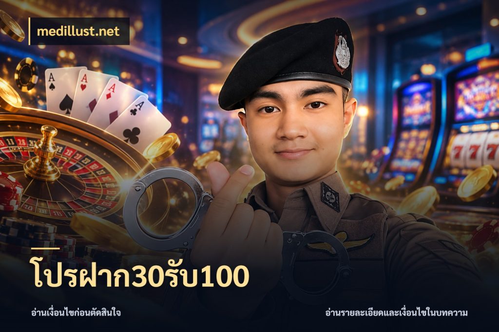 โปรฝาก30รับ100 จับคู่โบนัสกับสไตล์เกมที่ชอบ กับ medillust.net