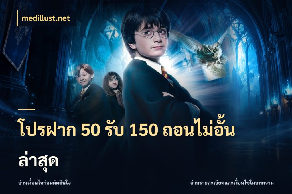 โปรฝาก 50 รับ 150 ถอนไม่อั้นล่าสุด จุดเด่นของเครดิตที่คนชอบเกมอยากรู้ ในมุม medillust.net