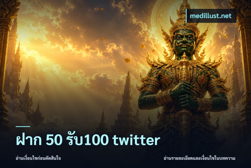 ฝาก 50 รับ100 twitter