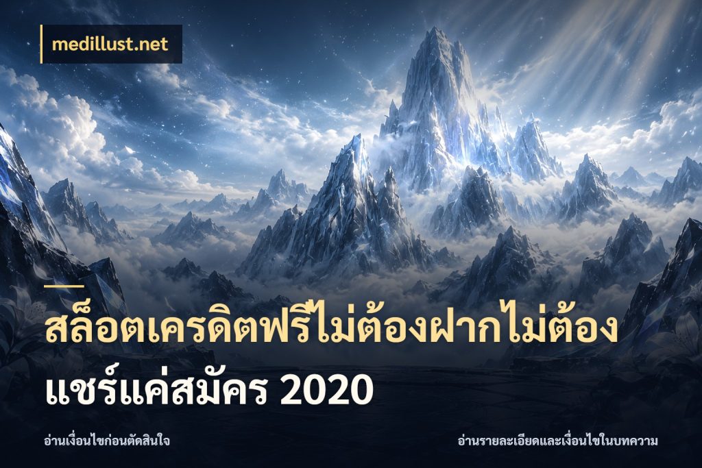 สล็อตเครดิตฟรีไม่ต้องฝากไม่ต้องแชร์แค่สมัคร 2020 เครดิตฟรีกับจังหวะลุ้นที่คุณเลือก กับ medillust.net