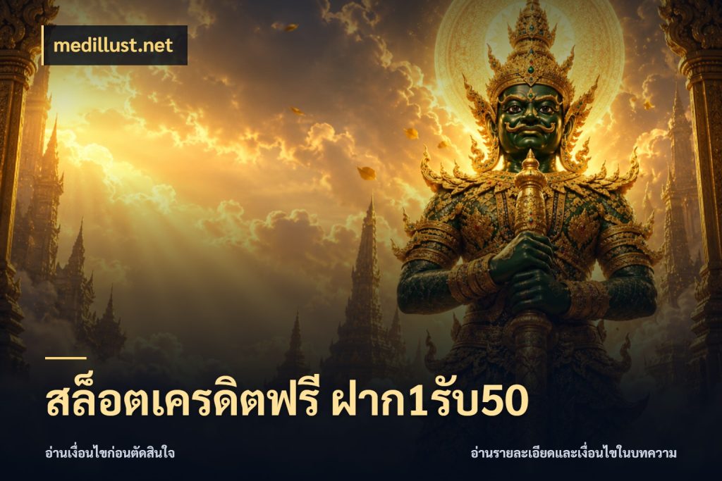 สล็อตเครดิตฟรี ฝาก1รับ50 รูปแบบโบนัสกับสิทธิ์ของสายเกม สไตล์ medillust.net