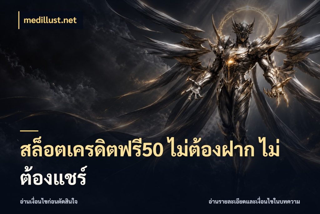 สล็อตเครดิตฟรี50 ไม่ต้องฝาก ไม่ต้องแชร์ เครดิตฟรีกับจังหวะลุ้นที่คุณเลือก ในมุม medillust.net
