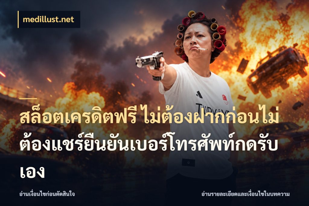 สล็อตเครดิตฟรี ไม่ต้องฝากก่อนไม่ต้องแชร์ยืนยันเบอร์โทรศัพท์กดรับเอง เลือกสไตล์ความสนุกจากรูปแบบเครดิต กับ medillust.net