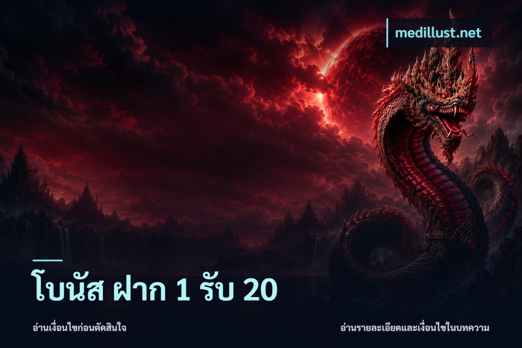 โบนัส ฝาก 1 รับ 20
