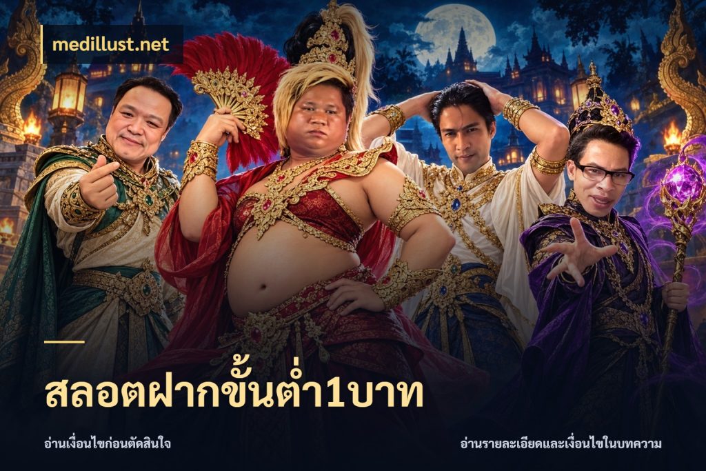 สลอตฝากขั้นต่ำ1บาท สายทุนน้อยเลือกความสนุกให้พอดี ในมุม medillust.net