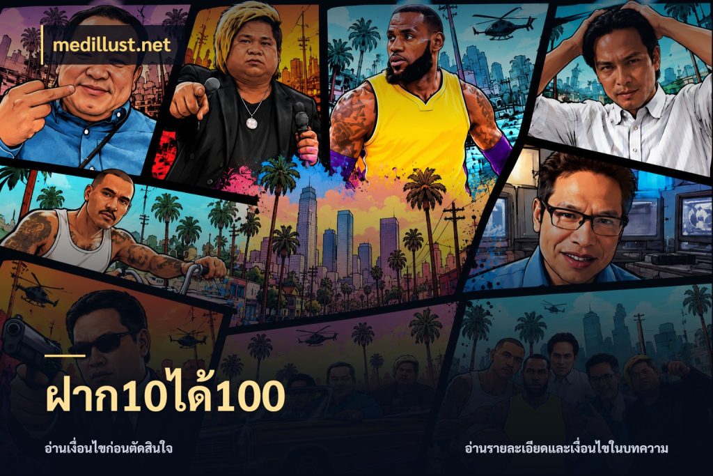 ฝาก10ได้100 จุดเด่นของเครดิตที่คนชอบเกมอยากรู้ กับ medillust.net
