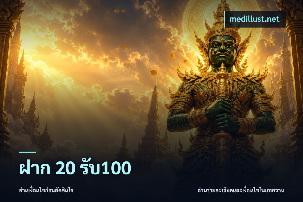 ฝาก 20 รับ100