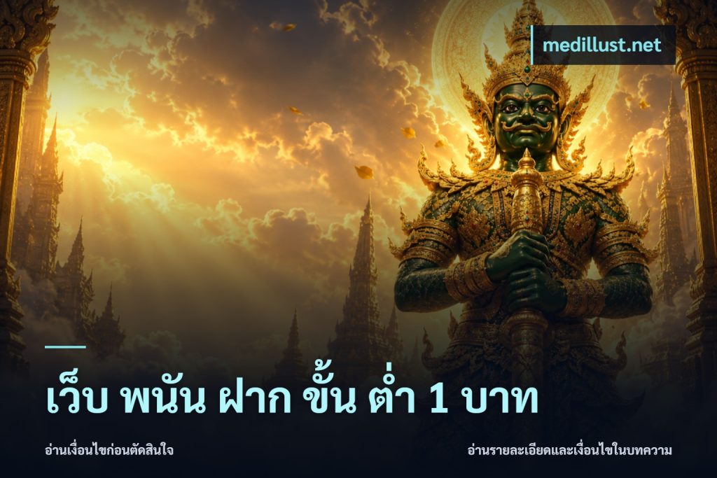 เว็บ พนัน ฝาก ขั้น ต่ำ 1 บาท