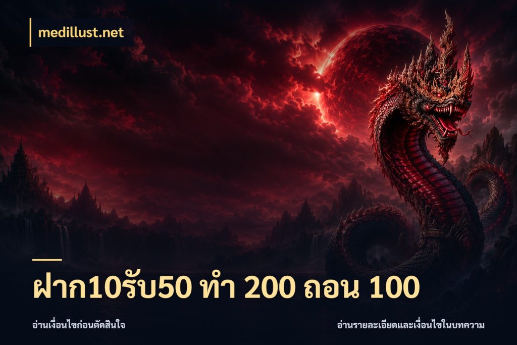ฝาก10รับ50 ทํา 200 ถอน 100 medillust.net สีสันของโปรฝากและยอดรับ