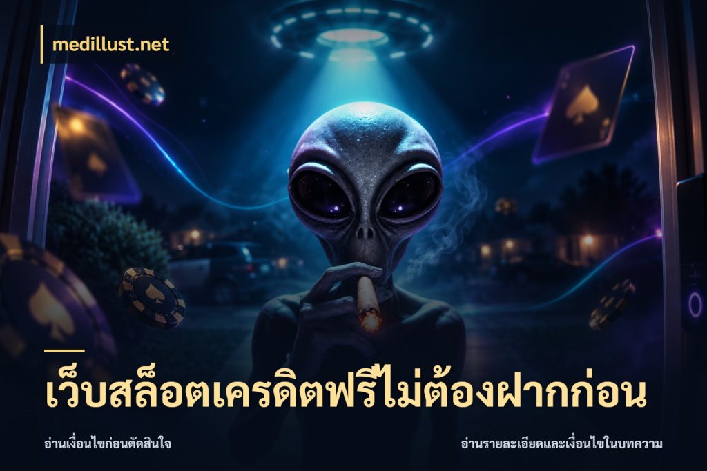 เว็บสล็อตเครดิตฟรีไม่ต้องฝากก่อน จากชื่อเครดิตฟรีสู่ความสนุกที่เข้าใจได้ ในมุม medillust.net