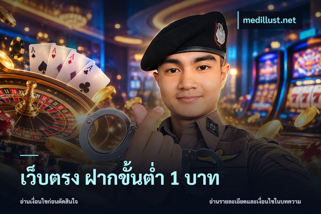 เว็บตรง ฝากขั้นต่ำ 1 บาท