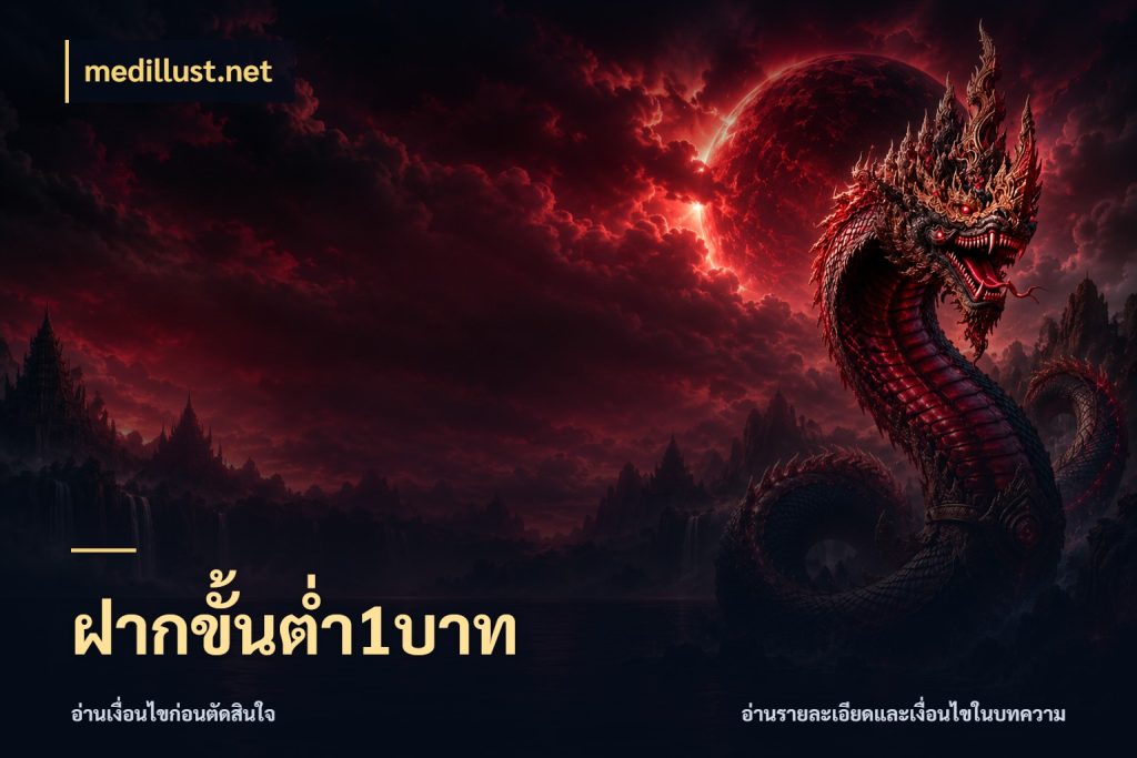 ฝากขั้นต่ำ1บาท จัดจังหวะสนุกให้เข้ากับงบที่ตั้งไว้ ในมุม medillust.net