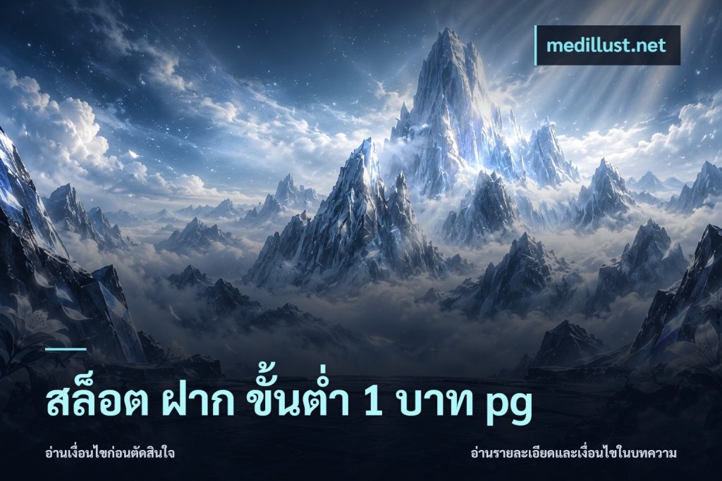 สล็อต ฝาก ขั้นต่ำ 1 บาท pg